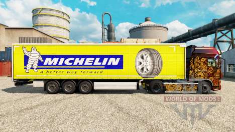 La piel Michelin Latitude en semi para Euro Truck Simulator 2