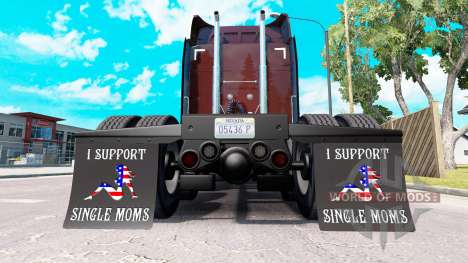 Guardabarros yo Apoyo a Madres Solteras v2.0 para American Truck Simulator