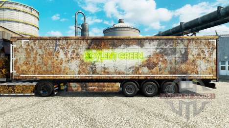 La piel Soylent Green para remolques para Euro Truck Simulator 2