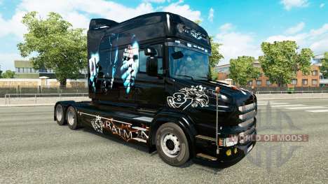 Batman piel para camión Scania T para Euro Truck Simulator 2