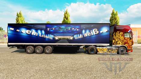 La piel FC Schalke 04 en semi para Euro Truck Simulator 2