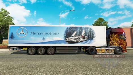 La piel de Mercedes-Benz semi-remolques para Euro Truck Simulator 2
