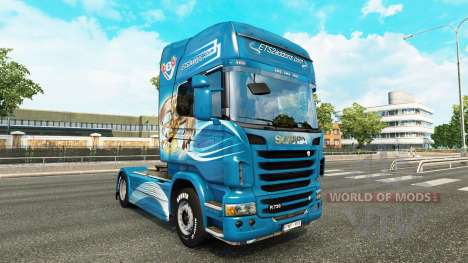 La piel Leonado tractor Scania para Euro Truck Simulator 2