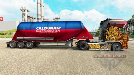 La piel Calduran cemento semi-remolque para Euro Truck Simulator 2
