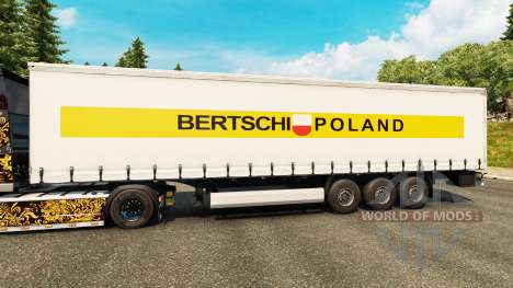 La piel Bertschi Polonia en las semifinales para Euro Truck Simulator 2