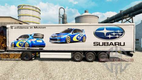 La piel Subaru semi para Euro Truck Simulator 2