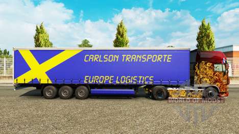 Carlson Transporte de la piel para remolques para Euro Truck Simulator 2