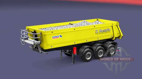Semi-remolque tipper Schmitz Rosafio Transporte para Euro Truck Simulator 2