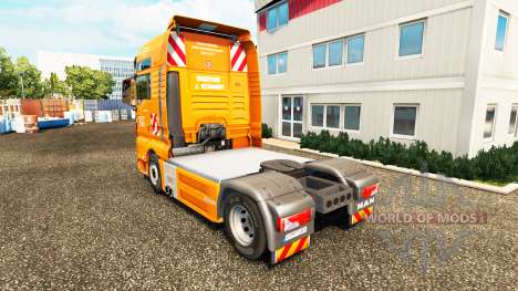La J. Eckhardt Spedition piel v1.8 el tractor HO para Euro Truck Simulator 2
