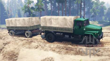 Kraz-260 4x4 para Spin Tires