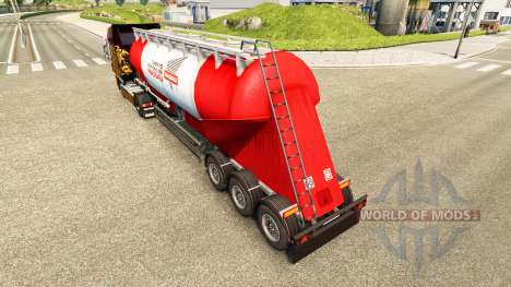 La piel Nara cemento semi-remolque para Euro Truck Simulator 2