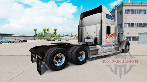 La piel del Toro en el camión Kenworth W900 para American Truck Simulator