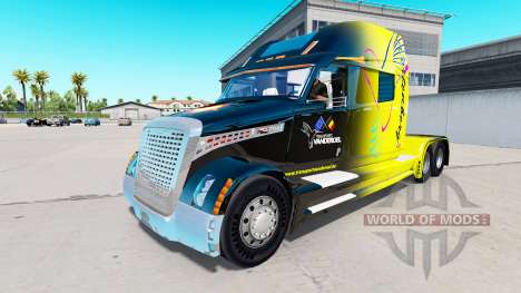 La piel Vanderoel en un Concepto de Cargadora ca para American Truck Simulator