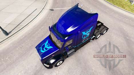 Mística de la piel para el camión Peterbilt 579 para American Truck Simulator