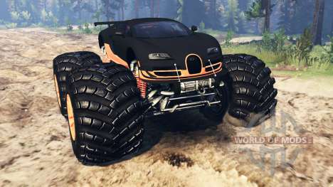 Bugatti Veyron SS [monster truck] para Spin Tires