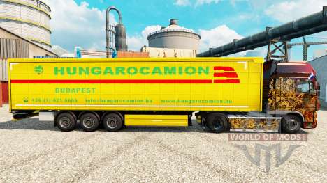 Hungarocamion de la piel para remolques para Euro Truck Simulator 2