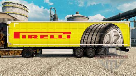 Pirelli piel para remolques para Euro Truck Simulator 2