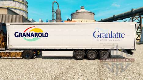 La piel Granlatte para remolques para Euro Truck Simulator 2