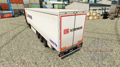 Schenker skin for trailers para Euro Truck Simulator 2