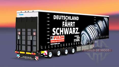 Corona de la cortina semi-remolque Fulda para Euro Truck Simulator 2