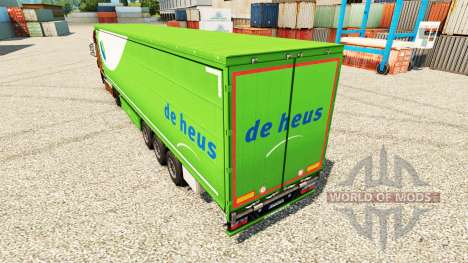 La piel De Heus para remolques para Euro Truck Simulator 2