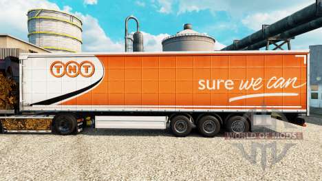 La piel de TNT Express semi para Euro Truck Simulator 2