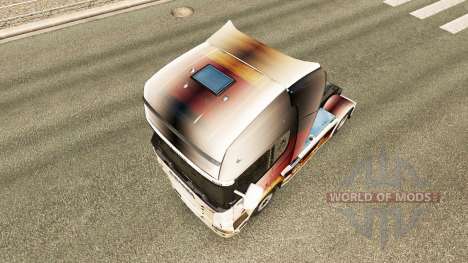 La piel de la Copa del Mundo de 2014 en el tract para Euro Truck Simulator 2