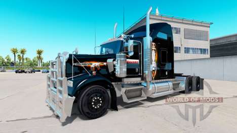 La piel de Black Ops v2 en el camión Kenworth W9 para American Truck Simulator