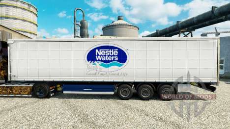 Nestle Aguas de la piel para remolques para Euro Truck Simulator 2