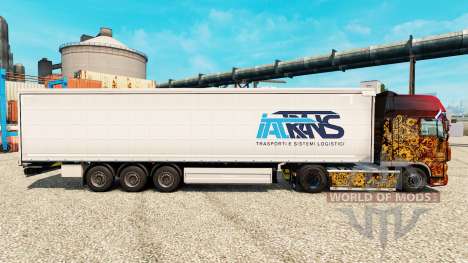 La piel Trans IAT remolques para Euro Truck Simulator 2