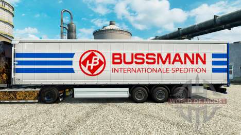 La piel en semi Bussmann para Euro Truck Simulator 2