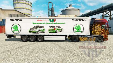 Škoda piel para remolques para Euro Truck Simulator 2