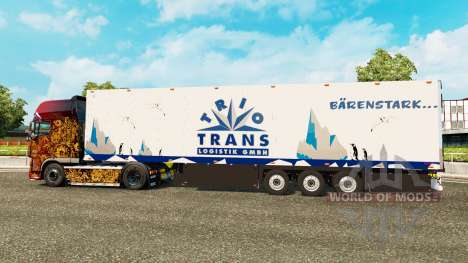 Semitrailer el refrigerador Schmitz Trio Trans para Euro Truck Simulator 2