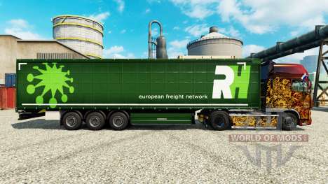La piel de RH para semi-remolques para Euro Truck Simulator 2