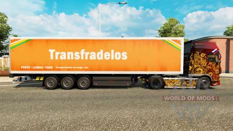 La piel Transfradelos para remolques para Euro Truck Simulator 2