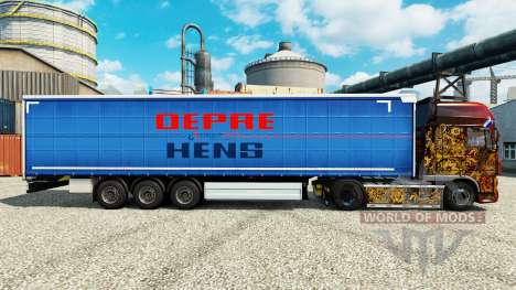 La piel de Grupo Depre en semi para Euro Truck Simulator 2