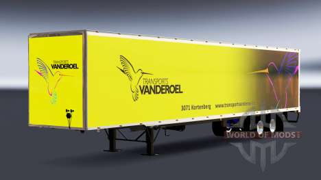 De metal semi-Vanderoel para American Truck Simulator