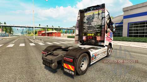 El U. S. Army piel para camiones Volvo para Euro Truck Simulator 2