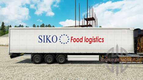La piel Siko Logística de Alimentos para remolqu para Euro Truck Simulator 2