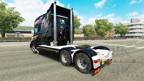 Gato negro de la piel para Scania camión T para Euro Truck Simulator 2