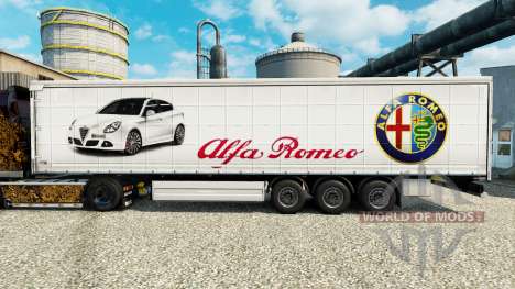 Alfa Romeo piel para remolques para Euro Truck Simulator 2