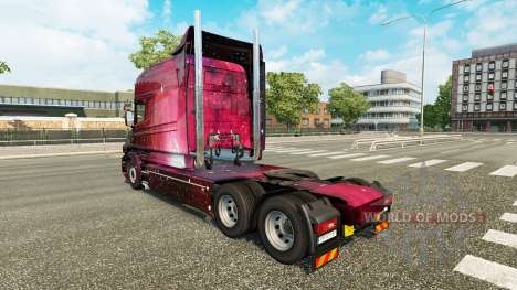 Weltall de la piel para camión Scania T para Euro Truck Simulator 2