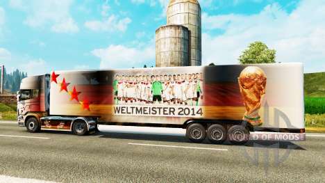 El semirremolque-el refrigerador de la Copa del  para Euro Truck Simulator 2