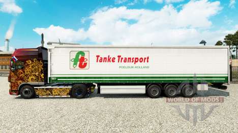 La piel Tanke de Transporte en semi-remolque de  para Euro Truck Simulator 2