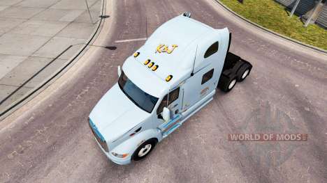 Mercer de la piel para el camión Peterbilt 387 para American Truck Simulator