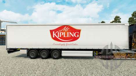 Piel el Señor Kipling en una cortina semi-remolq para Euro Truck Simulator 2
