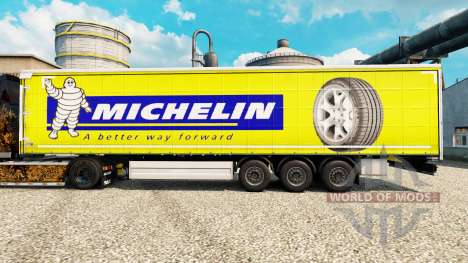 La piel Michelin Latitude en semi para Euro Truck Simulator 2