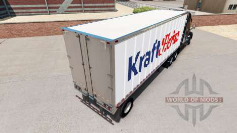 La piel de Kraft Heinz en un pequeño remolque para American Truck Simulator