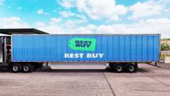 La piel de Best Buy trailer extendido para American Truck Simulator