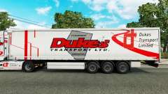 Los duques de Transporte de la piel para remolques para Euro Truck Simulator 2